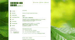 Desktop Screenshot of galerie12.cz